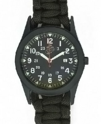 Caliber Watches - Basic Field Watch Paracord Strap PVD